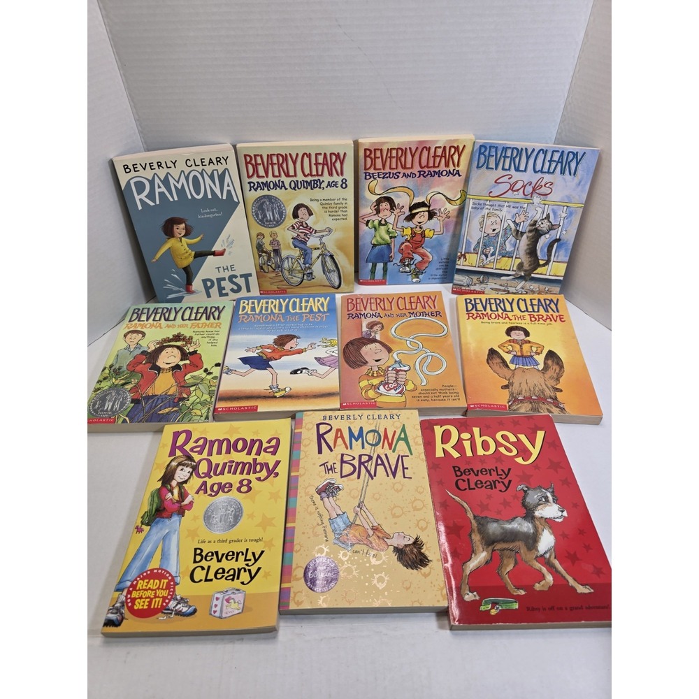 Beverly Cleary Lot of 11 Paperback Books Ramona Adventure Series Scholastic